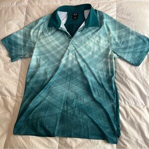 Oakley Barkie gradient golf Polo Shirt